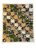 Camo Faith Rag Quilt with Minky Backing