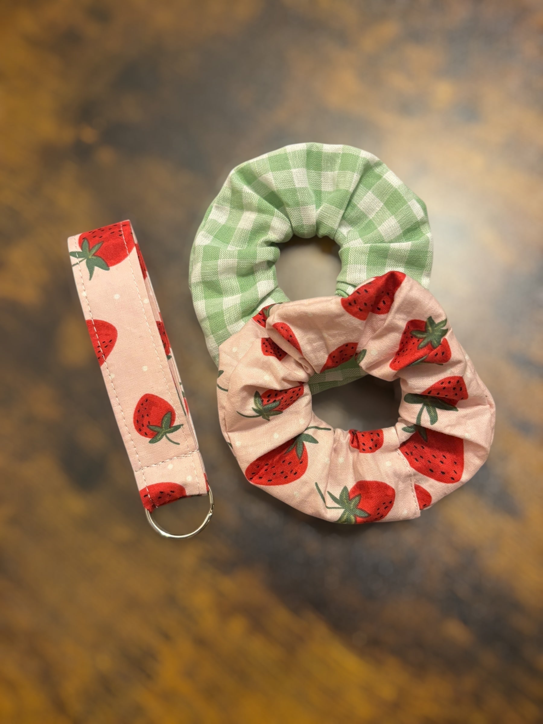 Cozy Carry Duo: Handmade Hair + Key Accessory Set