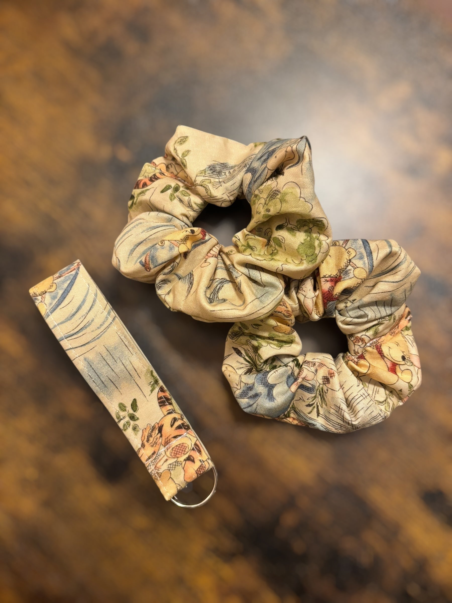 Cozy Carry Duo: Handmade Hair + Key Accessory Set