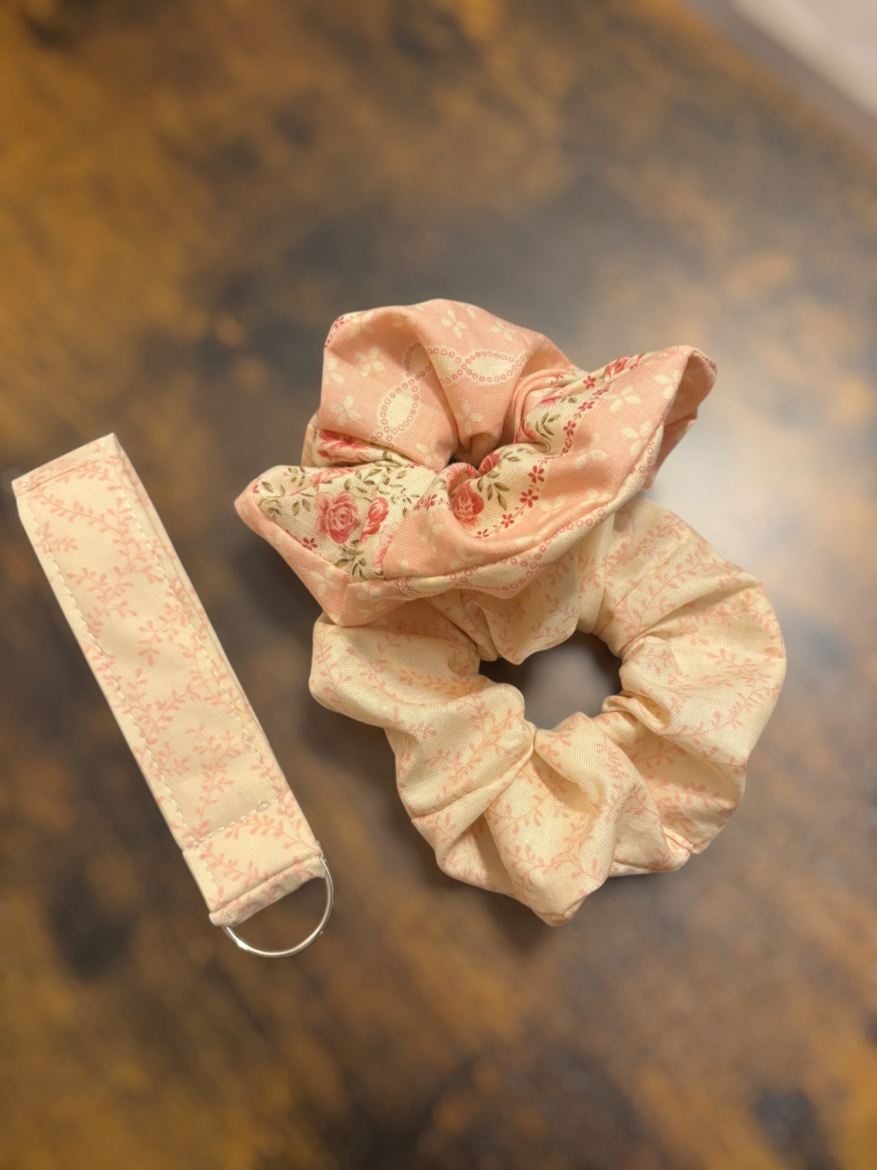 Cozy Carry Duo: Handmade Hair + Key Accessory Set