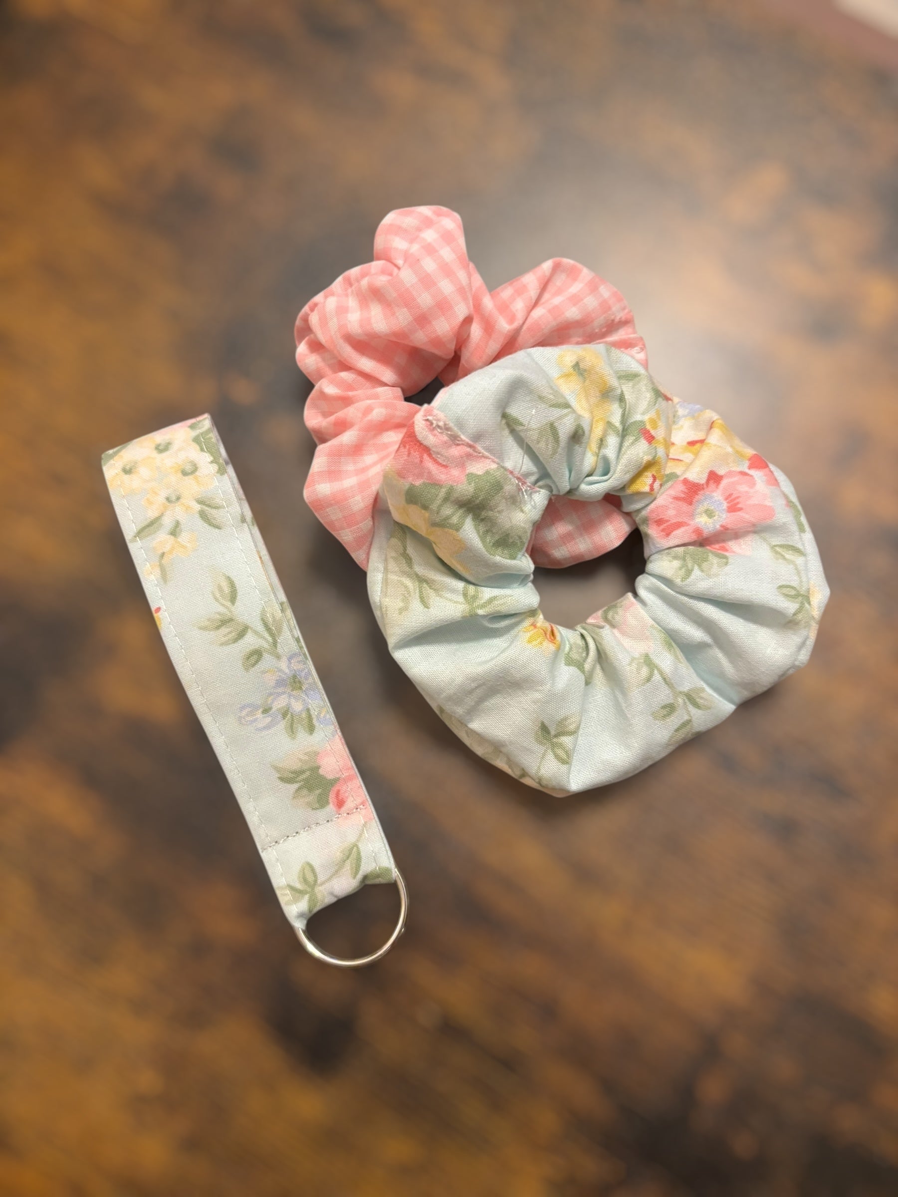 Cozy Carry Duo: Handmade Hair + Key Accessory Set